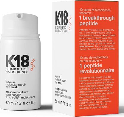 K18 - Biomimetic Hairscience Leave-In Molecular Repair Hair Mask