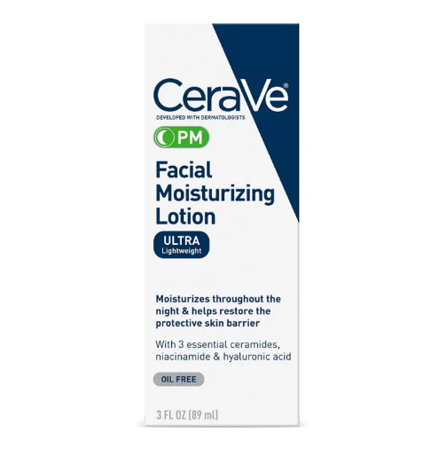 Cerave Pm Facial Moisturiaing Lotion Ultra Lightweight 89ml